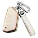 SLC-e TPU Leather Car Key Cover Compatible with Skoda Octavia (with Key Chain) (PACK OF 1)