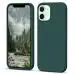 RJR iPhone 12 Shockproof Smooth Liquid Silicone Case with Camera Protection Back Cover Compatible for iPhone 12 - Green