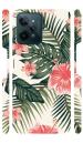 YAPZONE Beautiful Red Flower Green Leaves | Designer Printed Hard Back Cover for Realme C31 Premium & Attractive Case for Your Smartphone