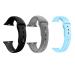 ANTOJ Smart Watch Strap Belt compatible with apple Ultra Watch 49 mm, Series 8 / 7 45 mm, Series 6 / 5 / 4 44 mm, Series 3 / 2 / 1 42 mm, T800 Ultra, Watch 8 Ultra, i8 Pro Max, W26, T900(black,grey,sky blue)