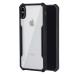 LIRAMARK Transparent Clear Shock Proof Back Cover Case Designed for Apple iPhone X/Xs - Black