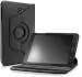 M Cart Black Leather 360 Degree Rotating Case Cover For Samsung Galaxy Tab A 2016 T580, T585, T587