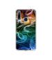Casotec Smoky Pattern Design Printed Silicon Soft TPU Back Case Cover for LG W31