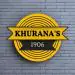 URBANITE CREATION Yellow Khurana's Designer Acrylic Name plate Black 3D Letters|Acrylic Customised/Personalized