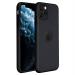 Gripp Iphone 11 Pro 5.8 Inches Black Silicone Rubon Logo Cut With Slim Fit Back Case Cover