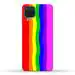 MobiEra Samsung Galaxy A12 Multicolor Color Rainbow Design Plastic Hard Case Cover