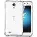 CLUBCLASSY TPU Back case Cover Transparent Shock Proof Compatible for vivo y21L