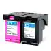TRENDVISION 123 XL (Black & Tricolor) Imported Combo Ink Cartridge for Printers Deskjet 1110 2130 2132 2133 2134 3630 3632 3637 3638 (Works in Dubai, Saudi Arabia, Oman)