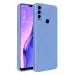 LIRAMARK Silicone Soft Back Cover Case for Oppo A31 / Oppo A8 (Silicone Blue)