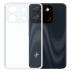 Coverage Rubber silicone Back Cover for Itel A05s - Transparent