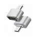 YESWE GADGETS USB Mini Metal High Speed Type B Male to Female OTG Adapter for All Mobiles