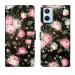 HANIRY FLIP COVER FOR OPPO A76 flip cover | CPH2375 flip cover | Black Rose