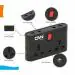 Digiway 3 pin Multi Plug Point | Cordless Wall Socket Extension Board, Universal Sockets and 1 Switches (Pack of_1)