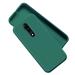 A rtistque Liquid TPU Silicone Matte Shockproof Flexible Without Camera Protection Soft Back Cover Case for OnePlus 7T Pro - Dark Green