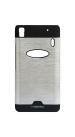 Tarkan Silver Aluminium Back Case Cover For Lenovo A7000