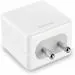 Robotek 30 W Qualcomm 3.0 5 A Mobile 30W Wall Charger Adapter with Quick Charge 3.0, Type-C Fast Charger, Smart IC Protection, Auto Detection for Smartphones with Type C (USB to Type C) Charger with Detachable Cable (White, Cable Included)