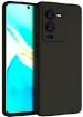 XOVO Back Cover for Vivo V25 Pro 5G (Black, Dual Protection, Pack of 1)
