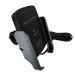 Bobo Bm6 Silver Polycarbonate Waterproof Jaw-Grip Motorcycle Mobile Phone Holder Mount With Fast 15W Wireless Charger