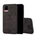 Lejaao Vivo V20 Vivo 2025 Black Cloth, Leather, PC and TPU Mobile Back Cover