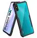 Mezmo Redmi 9A Black Polycarbonate Shockproof Crystal Clear Eagle Back Cover With 360 Protection