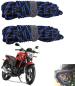 Zieozed Blue Nylon Multi Purpose Bike Rope For Aprilia, Bajaj, Benelli, Mahindra, Yamaha, Um, Tvs, Suzuki, Royal Enfield, Kawasaki, Ktm (Pack Of 2)