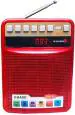 BEERTECH...GET THE BEST TECH...GET THE BEST TECH NX BS109FM Portable Tooth Music Player FM Radio Supports USB, AUX And SD Card FM Radio (Red)