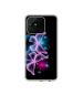 Casotec Butterflies Neon Light Design Printed Silicon Soft TPU Back Case Cover for Realme Narzo 50A