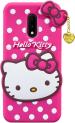 COVERBLACK Rubber Back Cover Compatible model for OnePlus 7 Hello Kitty - Pink
