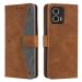 Autofocus Faux Leather Back Case Flip Cover for Motorola G73 5G with ID Card Slot | Foldable Stand | 2 Card Slot | 1 Cash Slot | Magnetic Closure - Executive Brown, 21898