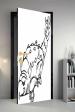 Qth Line Art Dor-1156 Design Door Sticker