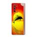 GADGETSWRAP Printed Vinyl Skin Sticker for Samsung Galaxy Z Fold 2 - Yellow Sun Dolphin