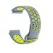 RUPELIK (Nike 20mm Button Strap Grey(Dot Green) Silicone 20mm Watch Strap Suitable For Samsung Galaxy Active 2, Amazfit Bip/Amazfit Bip Lite/Amazfit Gts/Amazfit Gtr 42mm/Galaxy 42mm/Samsung Gear S2 Classic /Galaxy Active Suitable For All 20mm Watches