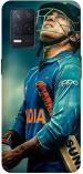 Zepboom Realme Narzo 30 5G Multicolor Plastic Ms Dhoni Printed Dual Protection Back Cover