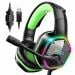 EKSA E1000 USB Stereo Sound RGB Gaming Headset Green