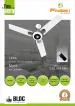 PINAAKI 220 Cmm 35W BLDC Energy Saving High Speed Ceiling Fan with Remote, Brown