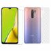 Kite Digital Redmi 9 Prime Back Screen Protective Film Carbon Fiber Skin Transparent Screen Guard Sticker & Premium Tempered Glass Screen Protector