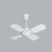 Crompton Aluminium Cool Breeze 600 Mm (24 Inch) Anti Rust Small Ceiling Fan (Opal White)