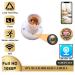 SAFETY NET, SPY CAMERA Full HD Spy Camera WiFi 1080p Bulb Holder Camera Mini Security Camera with Video Recording Watch Live 24 Hours(V380 PRO APP ) White