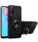 UNILORD Vivo Y12S Black Polycarbonate 360 Protection Ring Holder Stand Case D5 Tough Armor Bumper Back Cover