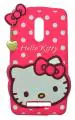 MONKISH Xiaomi Redmi Note 4 Pink Soft Silicone Cute Hello Kitty with Pendant Matte Finish Back Case Cover|Mobile Cover|Mobile case|Flip cover
