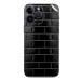 GADGETSWRAP Printed Vinyl Skin Sticker for iPhone 15 Pro Max - Wall Black