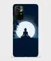 BHAI COVER POCO M4 Pro 4G Blue Polycarbonate Artwork Buddha Stylish Designer 3D Printed Mobile Phone Back Cover