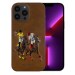 MALIRAJ iPhone 13 Pro Cover - Santa Barbara Genuine Leather Case Jockey Series Brown