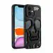 Sunny Fashion iPhone 11 Premium Shockproof Skull Case Cover - Black
