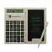 Portronics Ruffpad Calc Mini 2-in-1 Calculator & LCD Writing Pad with 5.5 Inches Tablet, 12 Digits, Foldable Design, Stylus Pen for Students, Birthday Gift, Kids Toys, School, Office(Beige)