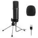 Kh hayden Singing, Speech and Conference USB Condenser Microphone Kit for Live Streaming, Broadcasting, Studio Recording, YouTube, Podcast, Gaming and Vocal Recording