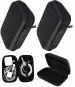 cablebasket Earphone Case Pouch [Pack of-2] Multi Purpose Water Resistant Travel Storage Protective zipper Cover Organizer for Bluetooth Earpods/Buds, Charger, Data Cable, Pen Drives, SD Card (Random colour)