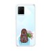 Emble Designer Clear Tranperant Silicone Case For Vivo Y21 -Design A2 ( TPU | Soft , Vivo Y21 | Multicolor )