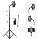 VTS Tripod Stand, 360 Degree Flexible Universal Smart Phone Stand with Clamp, Extendable Stand, Compatible for 2