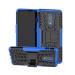 Accessories Kart Oneplus 6T Blue Polycarbonate Shockproff Dazzle Kick Stand Back Case Cover